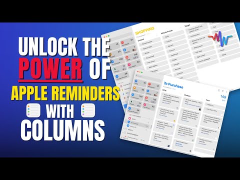 🔓 Unlock the Secret of Columns in Apple Reminders! 📋