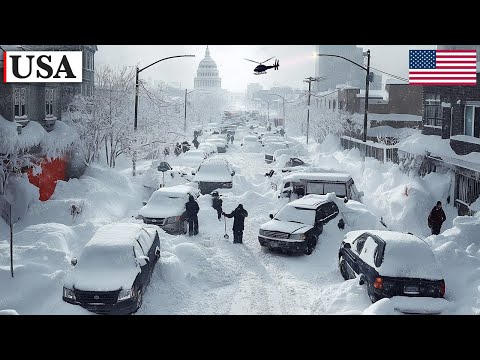 America’s Deep Freeze: Homes And Cars Are Buried Under 8 Feet Of Snow – Homeless Crisis Explodes!