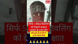 सिर्फ 5 सेकंद शिवलिंग को देखलो साक्षात महादेव के दर्शन होंगे #mahadev #mahakal #bholenath #ytshorts