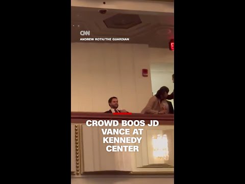 Crowd boos JD Vance at Kennedy Center concert