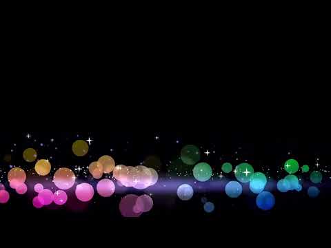 Colorful Sparkling Orbs | Shiny | Background | Screensaver