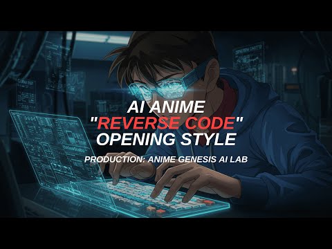 【Anime Genesis AI Lab】AI anime "Reverse Code" opening style