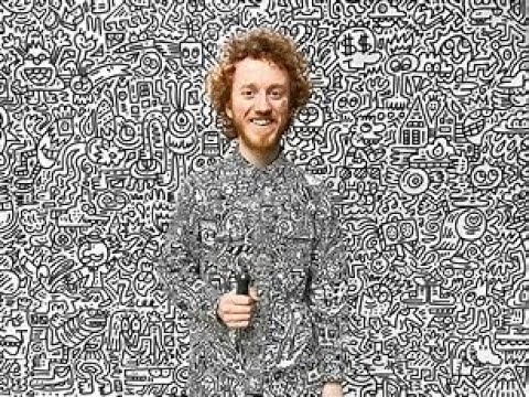 Sam Cox - The Amazing artist "Mr Doodle" at his Tenterden House !  October 3rd 2022.