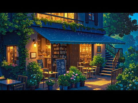 Fresh Rainy Night 💦 Coffee Shop Vibe ☕ Lo-fi Hip hop Music to Study/Relax/Chill to | Lofi Coffee ☕