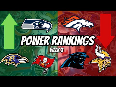 NFL Week 3 Power Rankings: Week 2 Reactions