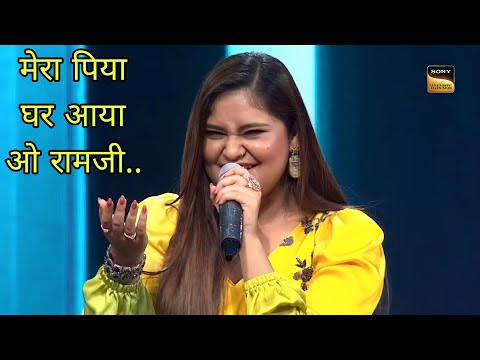 Sneha Shankar New Song - Mera Piya Ghar Aaya O Ram Ji | Indian Idol 15 New Performance ||