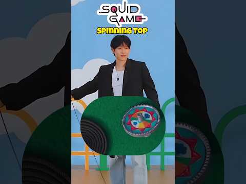 How to make spinning Top from Squid Game - squid game toys #squidgame #shorts