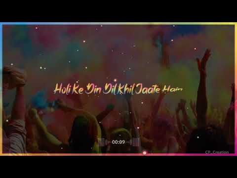 Holi special status| Holi latest status song|Holi ke din WhatsApp status 🎉🌈