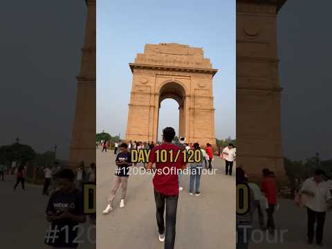 #day101/120 | India Gate | इंडिया गेट पर लिखे है अमर जवानों के नाम🫡#indiagate #delhi #viraldelhi