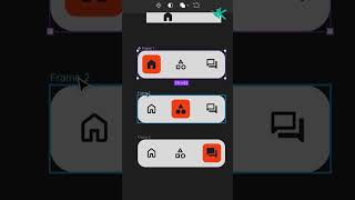 Animated Tab Bar Menu in Figma #figma #figmatutorial #uidesign #uxdesign #youtubeshorts