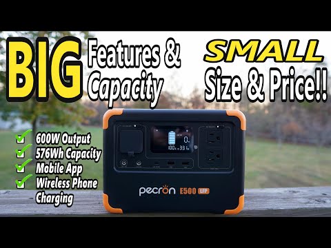 NEW PECRON E500LFP - Small Power Station 'Sweet Spot'?