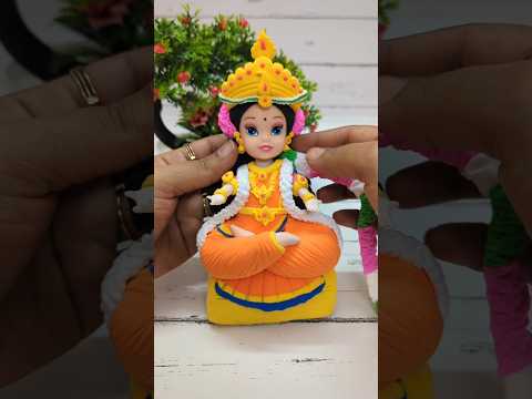 Diy Durga Maa Making🙏🎊💕Maa Annapurna Making With Clay 💕🙏🥥🌺Jai Maa Durga🙏🥥🌺