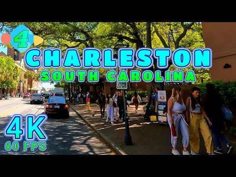 Charleston Drive on a Beautiful Day Part 4/6, South Carolina USA 4K-UHD