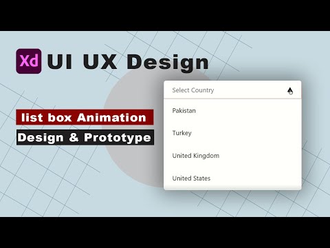 How to Create List box Animation using XD | adobe XD Prototyping | adobe XD tutorial