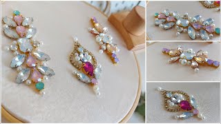 Hand Embroidery for beginners ♡ beads embroidery 🌸