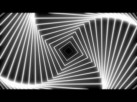 Abstract Black and White Square Rotating Pattern Background | Free HD Version Footage