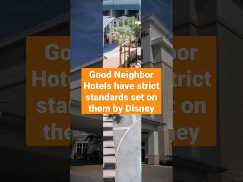 What's a Disney Good Neighbor hotel? #disneyhotels