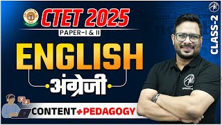 CTET 2025 | ENGLISH : Content & Pedagogy Class-2 for Paper 1 & 2 | CTET by TET Mantra