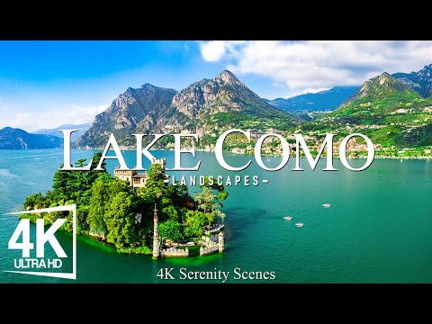 Lake Como 4K – Stunning Landscapes, Historic Villas, and Serene Sunsets | Peaceful Piano Music