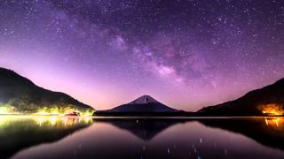 星空タイムラプス　4K☆富士山のある星景色☆#9 Mt.Fuji Starry Night timelapse Japan