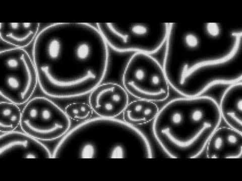 White Warped LED Smiley Face Background || 1 Hour Looped HD