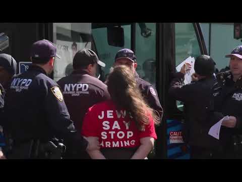 Trump Tower protesters arrested by NYPD after calling for release of Mahmoud Khalil