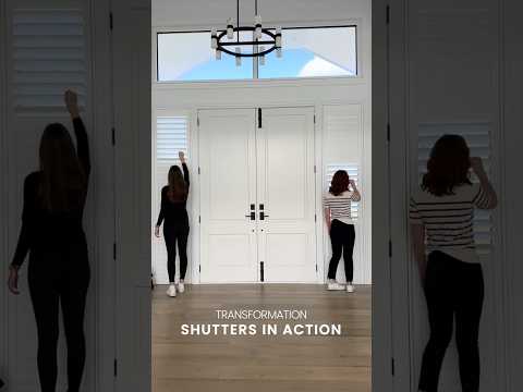 Transformation | Shutters in action | Entrance idea home