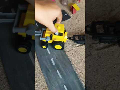 #tractor #tractorvideo #crane #toys #diy #minitractor #trolley #jcb #truck #bulldozer