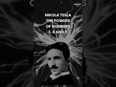 Nikola Tesla power of numbers 3, 6 and 9 #nikolatesla #tesla #numerology #lawofattraction #shorts