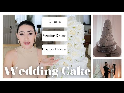 DISPLAY WEDDING CAKE | affordable wedding hacks | wedding series part 5