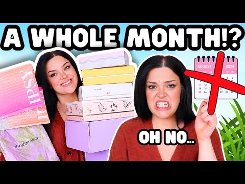 A WHOLE MONTH OF BOXES! | Unboxing Every Box From August in One Video!