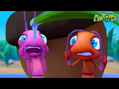 Skating on Thin Ice! | Antiks 🐜 | Funny Cartoons for Kids