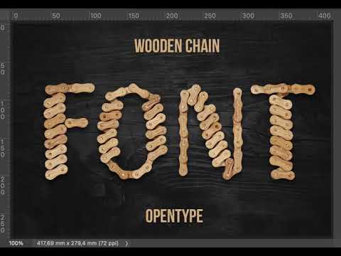 Wooden Chain Font