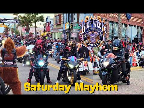 Saturday MAYHEM Daytona Beach BIKE WEEK 2025!