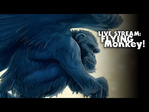 🔴 LIVE STREAM: Digital Painting of a Flying Monkey in Photoshop