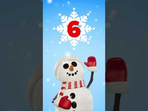 How Many? Learn to Count to 10 · Count the Snowflakes with a Snowman! Learn the numbers 1-10!