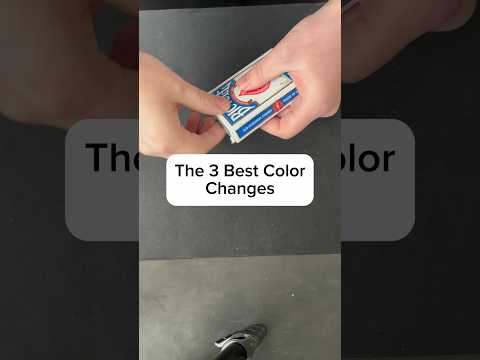 The COOLEST Magic Tricks EVER | Color Change Card Tricks