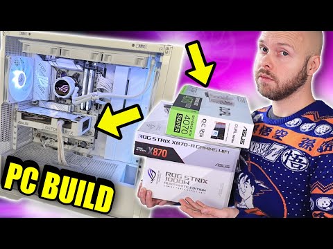 Building An All White Gaming PC - RTX 4070 Super, Ryzen 7 7700X