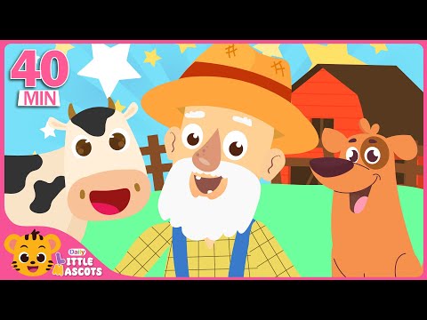 ✨Old MacDonald + Wheels On The Bus + more Little Mascots Nursery Rhymes & Kids Songs