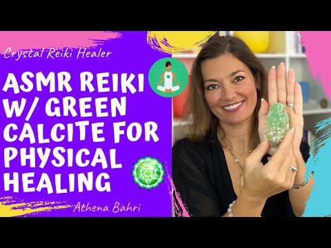 ASMR Reiki Healing | Green Calcite | Heart Chakra | Physical Wellness | #crystalreikihealer