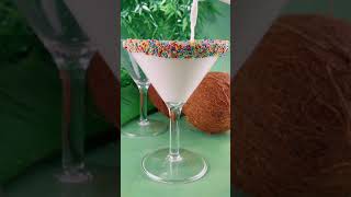 rainbow milkshake drink on #eskekinian #esviral #minumanviral