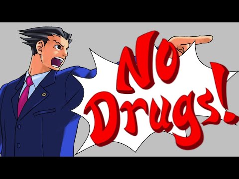 Phoenix Wright says NO to drugs