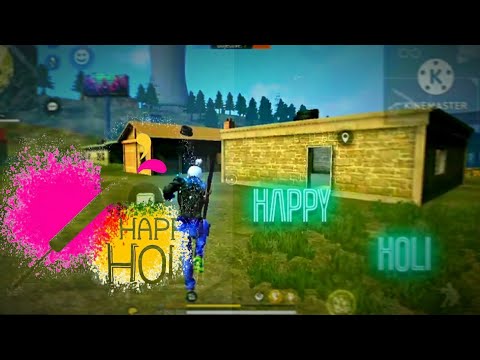 Holi special 🔥| free fire holi montage status | free fire status | holi special | free fire | Nkzg |