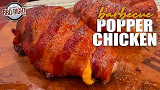 BBQ Bacon Wrapped Chicken Breasts