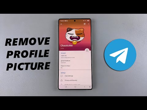 How To Delete (Remove) Profile Photo In Telegram