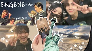 [엔진로그 | ENGENE-log] Enhypen FATE in Newark🍷🦇VIP concert vlog + NYC trip🗽