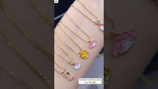 kalung anak karakter lucu2 kdr 8k bisa po #emas #kalung #shorts