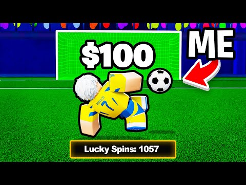 Blue Lock Rivals But 1 WIN = 100 LUCKY SPINS (Roblox)