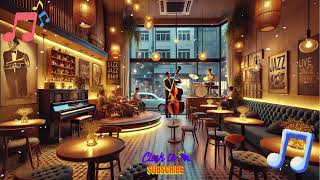 Christmas Jazz Music 2025 with Warm Crackling Fireplace for Relaxation 🎄 Cozy Winter Coffee Shop