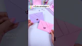 DIY envelope 💌 Paper crafts / Cute gift ideas #diy #craft #art #papercraft #origami #innovacrafts